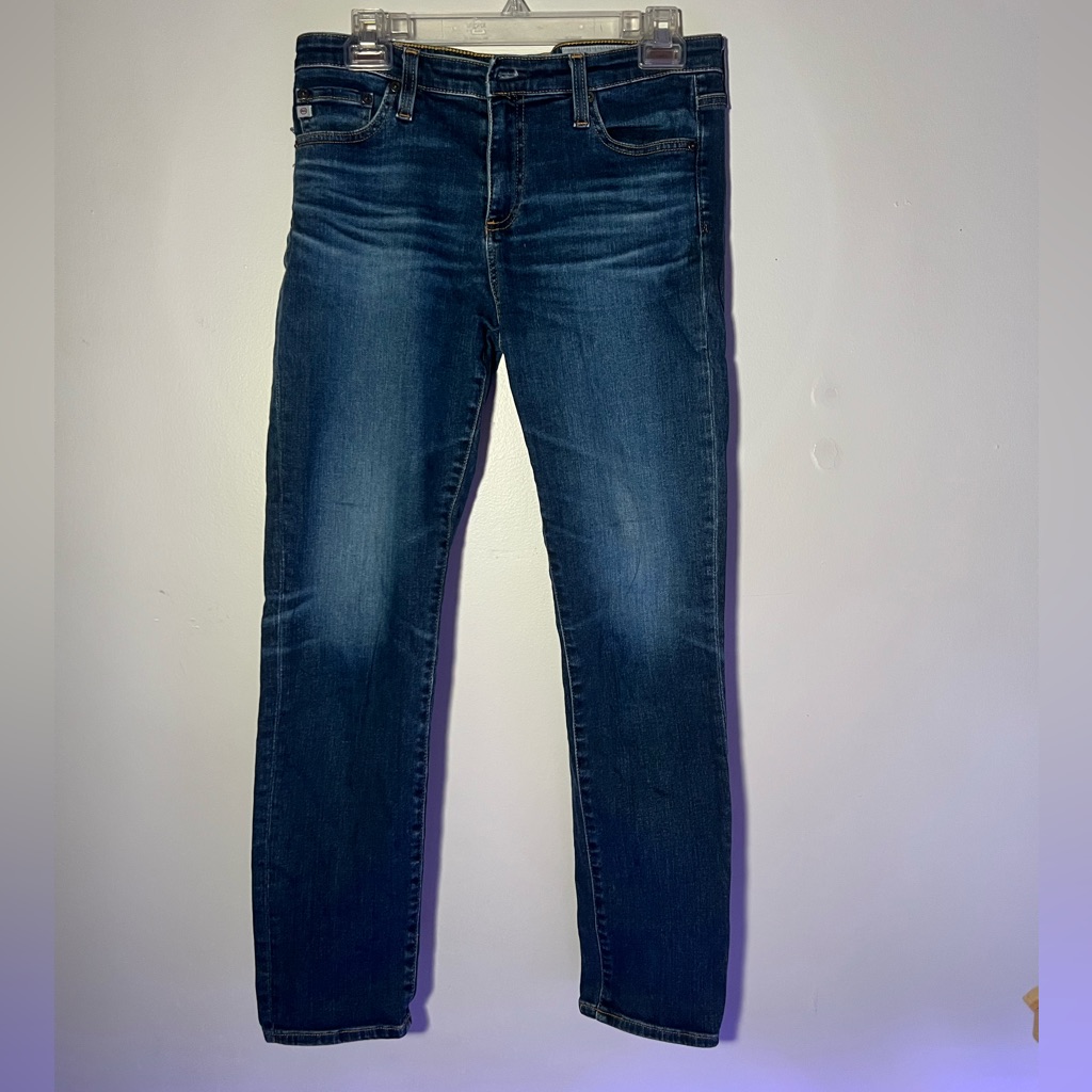 Ag-Ed Jeans Adriano Goldschmied The Prima Crop Cigarette Ankle 28r Womens